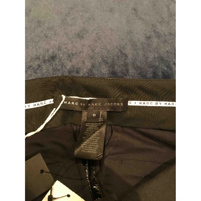 Pre-owned Marc By Marc Jacobs Trousers In Black