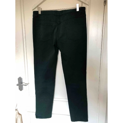 Pre-owned Alexander Mcqueen Green Denim - Jeans Jeans