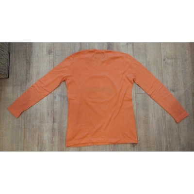 Pre-owned Markus Lupfer Orange Cotton Knitwear