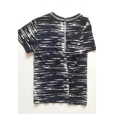Pre-owned Sea New York Navy Synthetic Top
