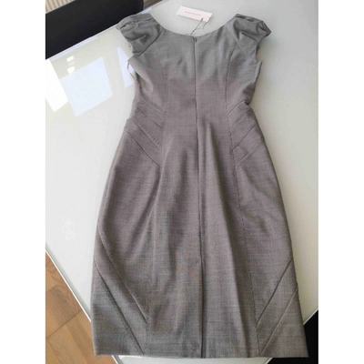 Pre-owned Rebecca Taylor Wool Mini Dress In Grey