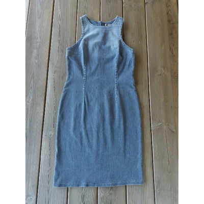 Pre-owned Closed Mid-length Dress In Grey