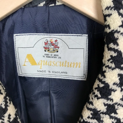 Pre-owned Aquascutum Black Tweed Jacket