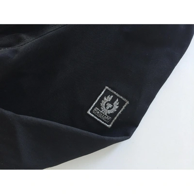 Pre-owned Belstaff Linen Short Vest In Black