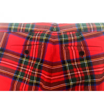 Pre-owned Burberry Red Wool Trousers