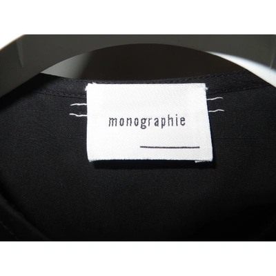 Pre-owned Monographie Tunic In Black