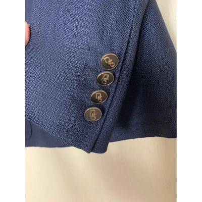 Pre-owned Dolce & Gabbana Blue Viscose Jacket