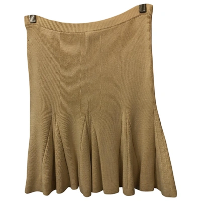 Pre-owned Sonia By Sonia Rykiel Mid-length Skirt In Beige