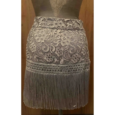 Pre-owned Elisabetta Franchi Skirt In Grey