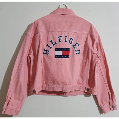 Pre-owned Tommy Jeans Jacket In Pink