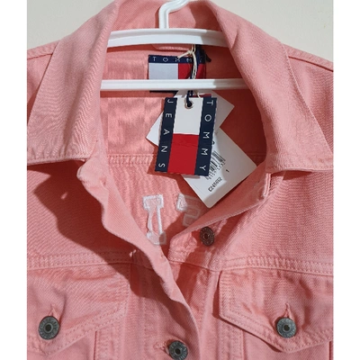 Pre-owned Tommy Jeans Jacket In Pink