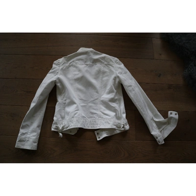 Pre-owned Gucci White Cotton Jacket