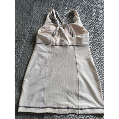 Pre-owned Lululemon Camisole In Ecru