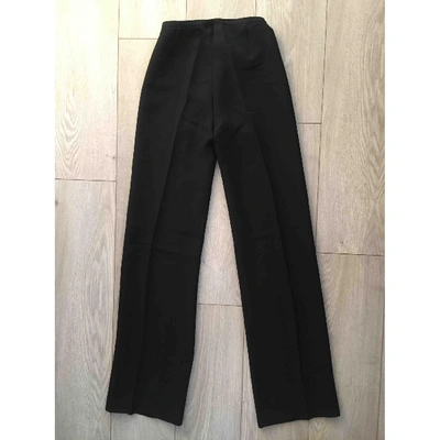 Pre-owned Dkny Large Pants In Black