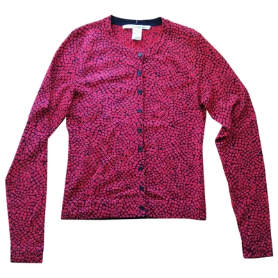 Pre-owned Diane Von Furstenberg Red Wool  Top