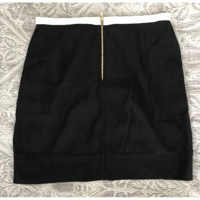 Pre-owned Sandro Mini Skirt In Black