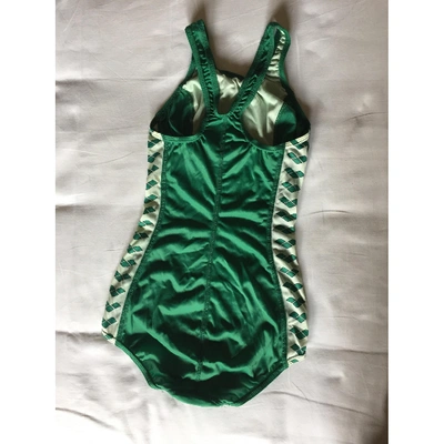 Pre-owned Arena One-piece Swimsuit In Green