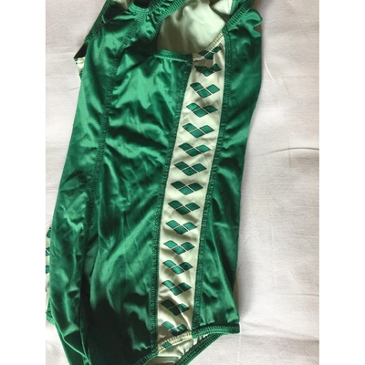 Pre-owned Arena One-piece Swimsuit In Green