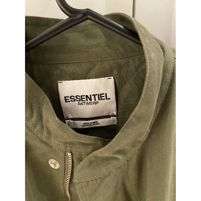 Pre-owned Essentiel Antwerp Green Cotton Jacket