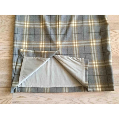 Pre-owned Burberry Wool Mid-length Skirt In Other