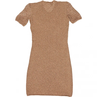 Pre-owned Chloé Mid-length Dress In Gold