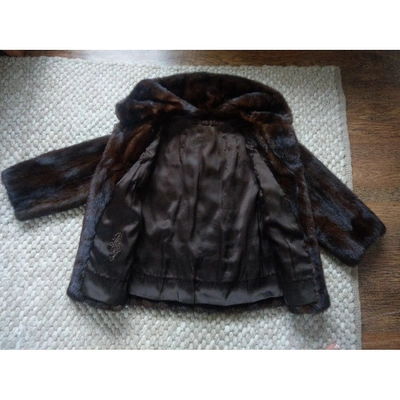 Pre-owned Harrods Brown Mink Coat