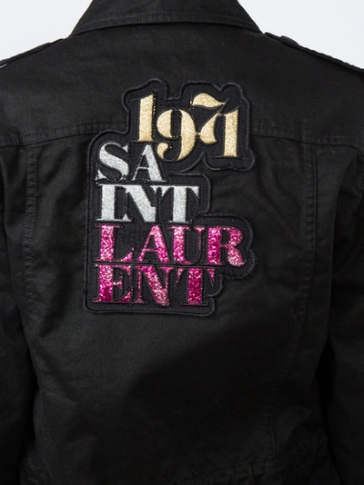 Shop Saint Laurent Military Parka Jacket