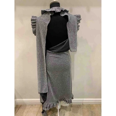 Pre-owned Vetements Mid-length Dress In Grey