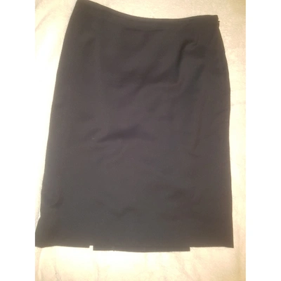 Pre-owned Paul Smith Wool Mini Skirt In Blue