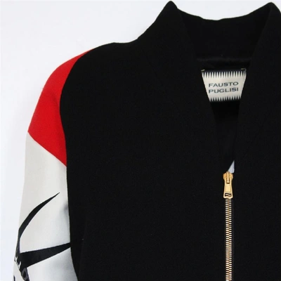 Pre-owned Fausto Puglisi Silk Jacket In Black