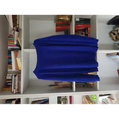 Pre-owned Maje Wool Knitwear In Blue
