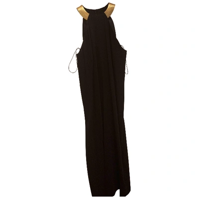 Pre-owned Ralph Lauren Silk Mid-length Dress In Black