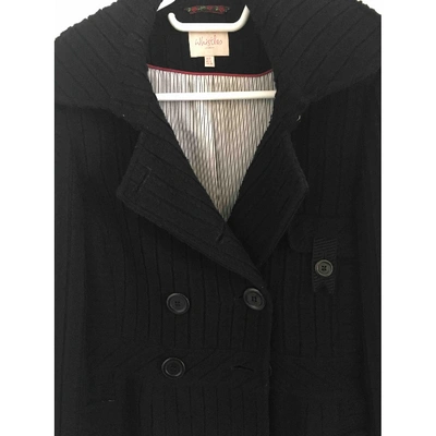 Pre-owned Whistles Wool Coat In Black
