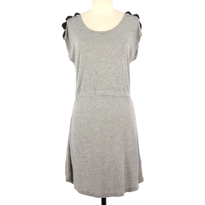 Pre-owned Claudie Pierlot Dress In Grey