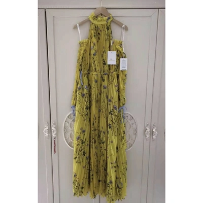 Pre-owned Self-portrait Yellow Dress