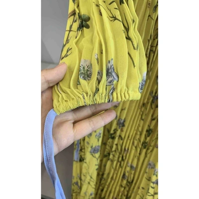 Pre-owned Self-portrait Yellow Dress