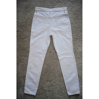 ISABEL MARANT Pre-owned White Cotton Jeans