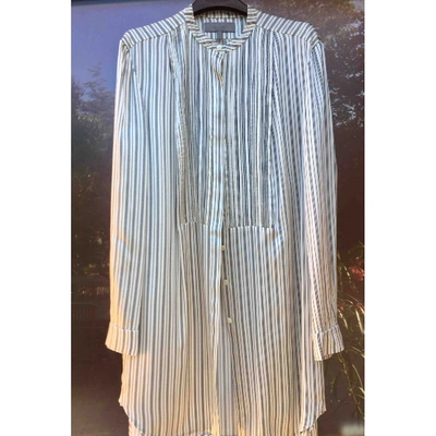 MULBERRY Pre-owned Silk Tunic In White