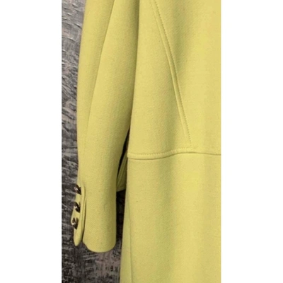 Pre-owned Versace Yellow Coat
