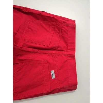 Pre-owned Ralph Lauren Trousers In Red