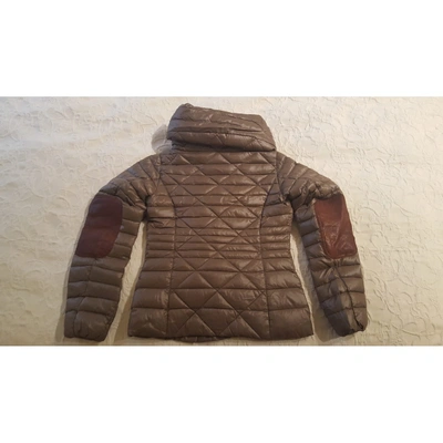 Pre-owned Duvetica Puffer In Brown