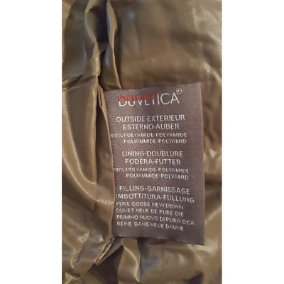 Pre-owned Duvetica Puffer In Brown