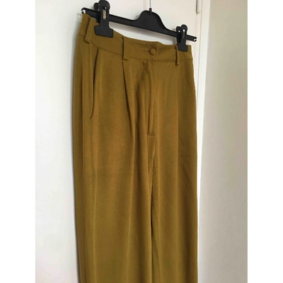 Pre-owned American Vintage Khaki Trousers