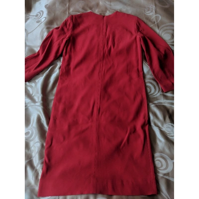 Pre-owned Preen By Thornton Bregazzi Mid-length Dress In Red