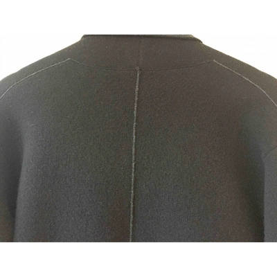 Pre-owned Theory Wool Coat In Black