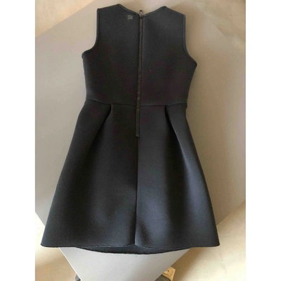 Pre-owned Douuod Mini Dress In Black