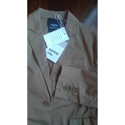 Pre-owned Aspesi Beige Cotton Jacket