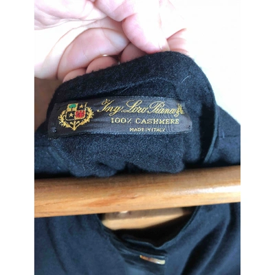 Pre-owned Loro Piana Cashmere Coat In Black