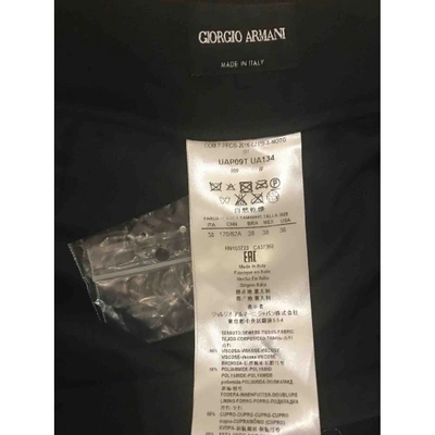 Pre-owned Giorgio Armani Metallic Synthetic Shorts