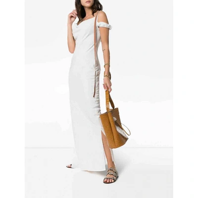 Pre-owned Loewe Maxi Dress In White